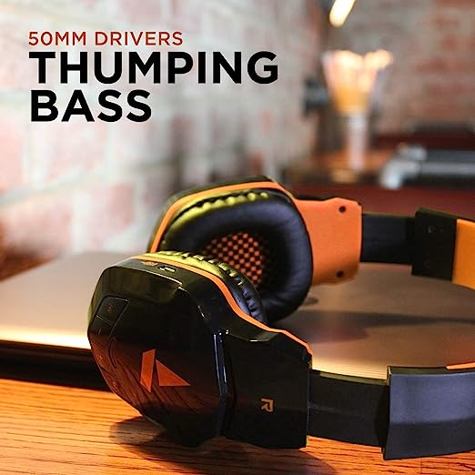 boAt Rockerz 518 Bluetooth On-Ear Headphone with Mic(Molten Orange) boAt Rockerz 518 Bluetooth On-Ear Headphone with Mic(Molten Orange)